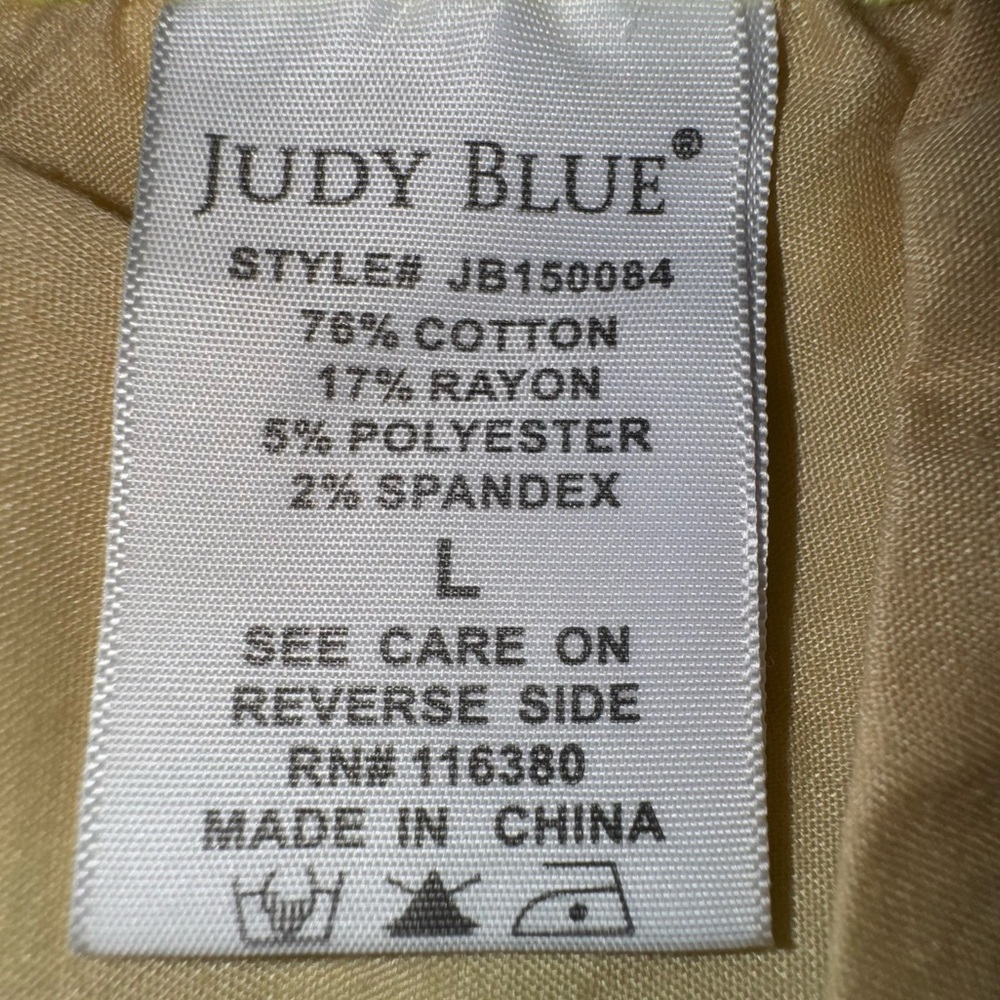 Judy Blue Somewhere Over The Rainbow High Rise Shorts Size L (9 - 11) - Picture 15 of 16